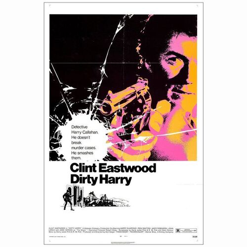394: DIRTY HARRY - One-Sheet (27" x 41"); Very Fine+ Folded