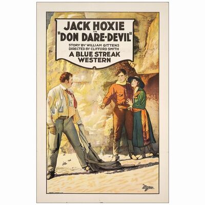 396: DON DARE-DEVIL - One-Sheet (27" x 41"); Fine+ Folded