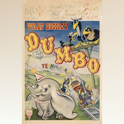 404: DUMBO - Post-War Belgian (14" x 21.75"); Fine+ on Linen