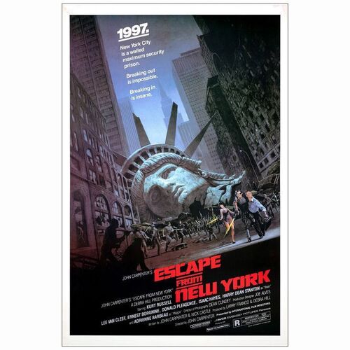 417: ESCAPE FROM NEW YORK - One-Sheet (27" x 41"); Very Fine+ Rolled