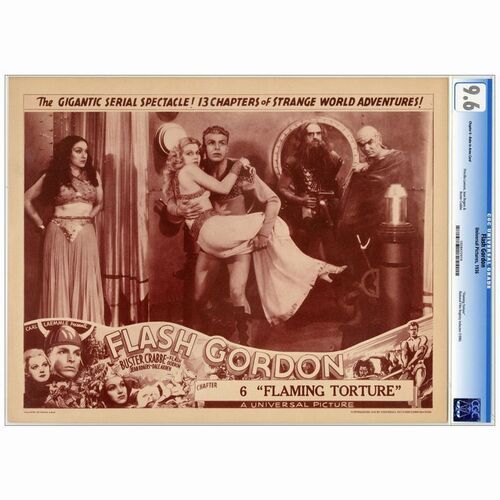 426: FLASH GORDON - CGC Graded Lobby Card (11" x 14"); Near Mint