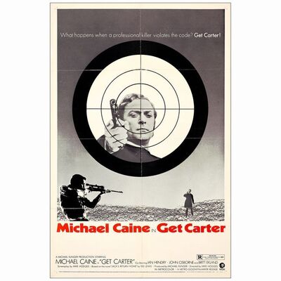 439: GET CARTER - One-Sheet (27" x 41"); Style B; Very Fine+ Folded