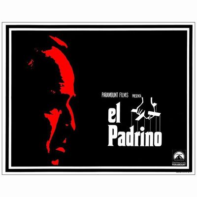 442: THE GODFATHER - Italian Title Photobusta (27.5" x 22"); Very Fine+ on Linen