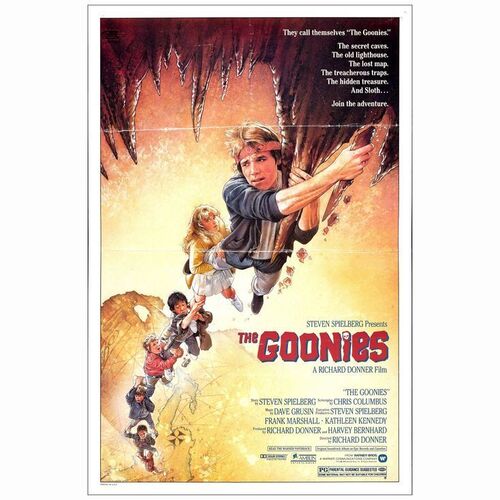 449: THE GOONIES - One-Sheet (27" x 41"); Very Fine- Folded