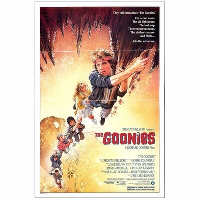 449: THE GOONIES - One-Sheet (27" x 41"); Very Fine- Folded