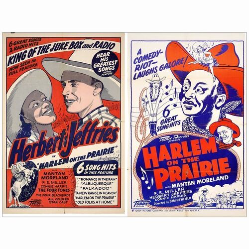 458: HARLEM ON THE PRAIRIE - One-Sheets (2) (27.5" x 42" & 28" x 40.5"); Fine+ Folded