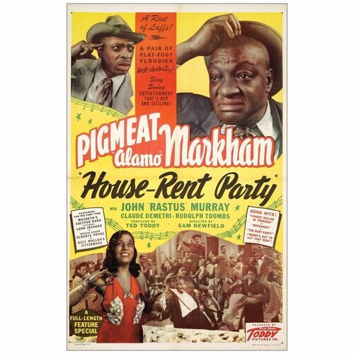 466: HOUSE RENT PARTY - One-Sheet (26" x 41"); Very Fine Folded