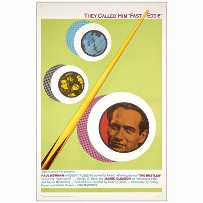 467: THE HUSTLER - One-Sheet (27" x 41"); Near Mint Folded