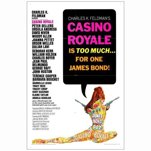 487: JAMES BOND: CASINO ROYALE - One-Sheet (27" x 41"); Very Fine+ Folded
