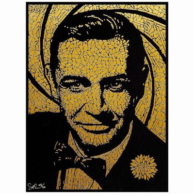 490: JAMES BOND: GOLDFINGER - Hand Signed and Numbered Limited Edition Screen Print (12" x 16"); 105/200; Near Mint Rolled