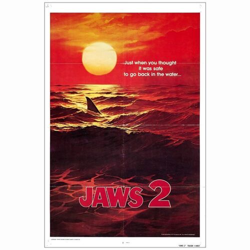 499: JAWS 2 - One-Sheet (27" x 41"); Advance; Very Fine Folded
