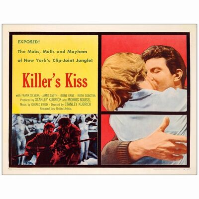 503: KILLER'S KISS - Half Sheet (22" x 28.5"); Fine on Paper