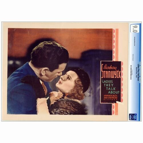 506: LADIES THEY TALK ABOUT - CGC Graded Lobby Card (11" x 14"); Very Fine+
