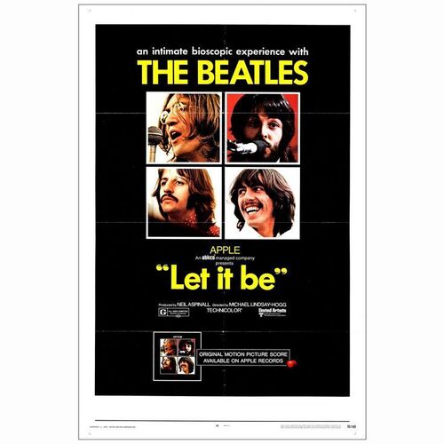 508: LET IT BE - One-Sheet (27" x 41"); Very Fine+ Folded