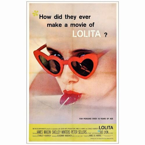 512: LOLITA - One-Sheet (27" x 41.25"); Fine- on Linen