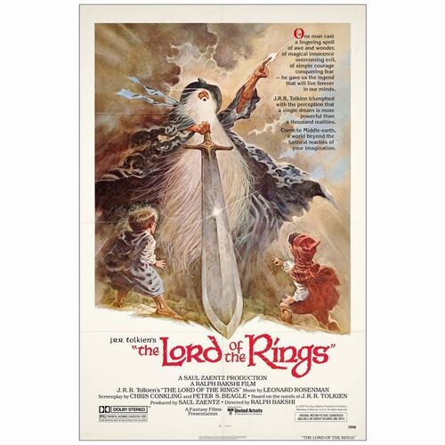 517: THE LORD OF THE RINGS - One-Sheet (27" x 41"); Near Mint Folded