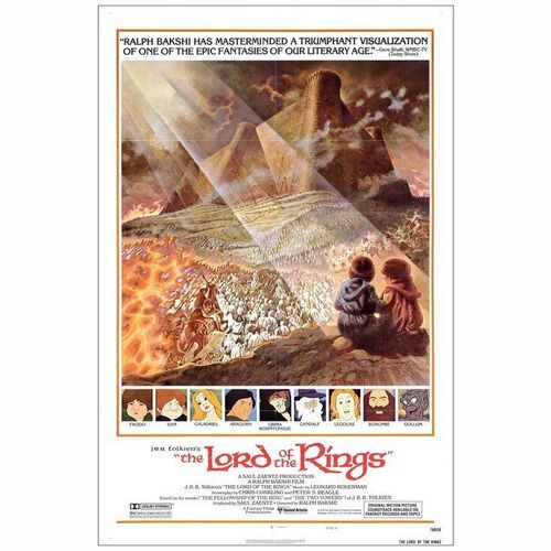 518: THE LORD OF THE RINGS - One-Sheet (27" x 41"); Style B; Very Fine+ Folded