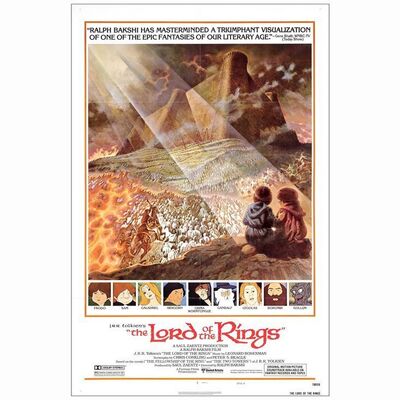 518: THE LORD OF THE RINGS - One-Sheet (27" x 41"); Style B; Very Fine+ Folded
