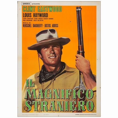 523: THE MAGNIFICENT STRANGER - Italian 2-Fogli (39" x 55"); Fine+ Folded