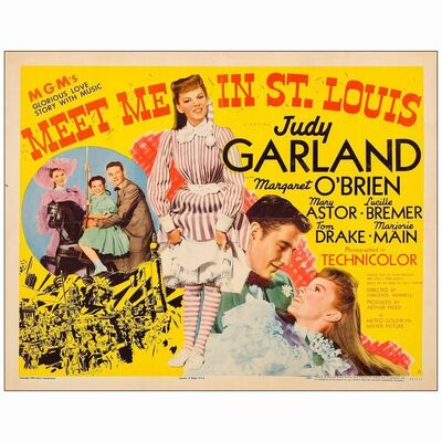 531: MEET ME IN ST. LOUIS - Half Sheet (22" x 28"); Style A; Very Fine- Folded
