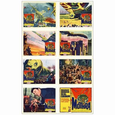 537: MOTHRA - Lobby Card Set (8) (11" x 14"); Near Mint