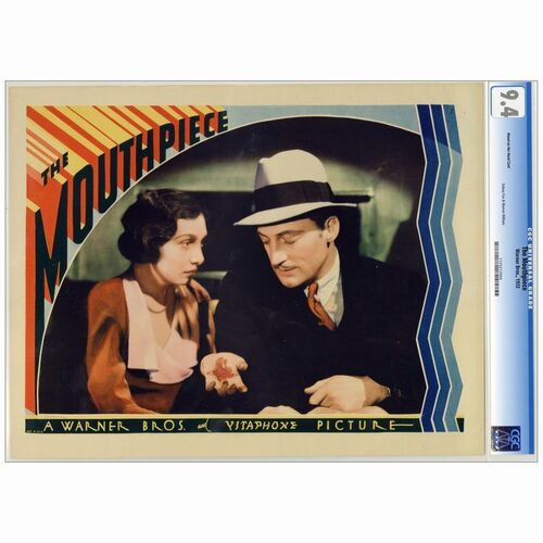 538: THE MOUTHPIECE - CGC Graded Lobby Card (11" x 14"); Near Mint
