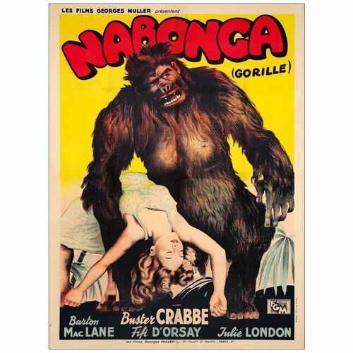 541: NABONGO - French Grande (46" x 62"); Very Fine- on Linen