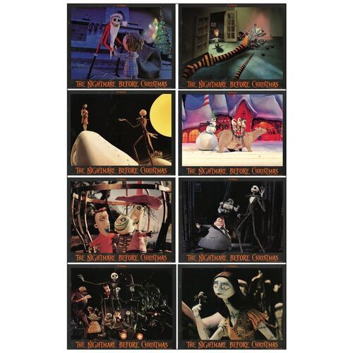 546: THE NIGHTMARE BEFORE CHRISTMAS - Lobby Card Set (8) (11" x 14"); Near Mint