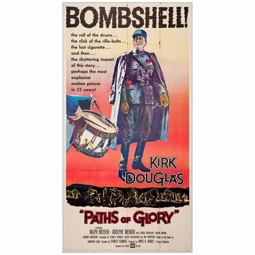 560: PATHS OF GLORY - Three Sheet (41" x 79"); Fine Folded