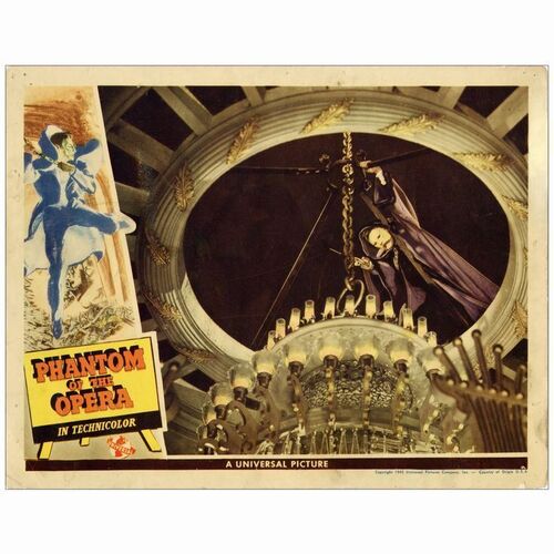 562: PHANTOM OF THE OPERA - Lobby Card (11" x 14"); Very Fine-