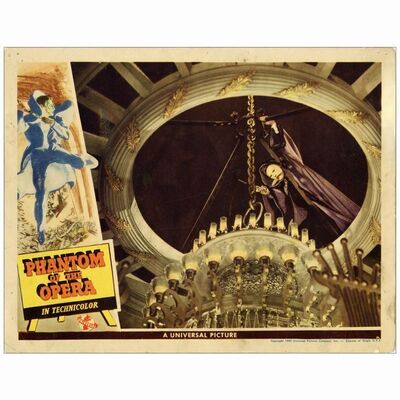 562: PHANTOM OF THE OPERA - Lobby Card (11" x 14"); Very Fine-