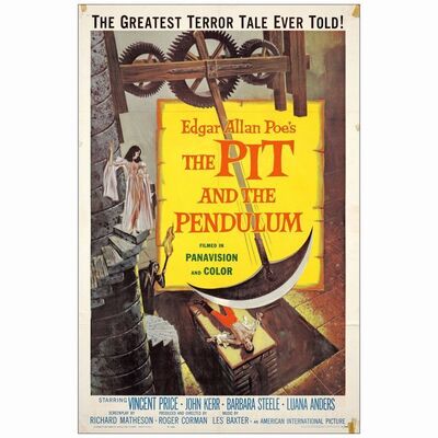 563: THE PIT AND THE PENDULUM - One-Sheet (27" x 40.5"); Fine+ Folded