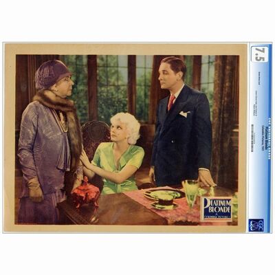 566: PLATINUM BLONDE - CGC Graded Lobby Card (11" x 14"); Very Fine-