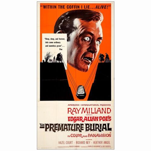 569: THE PREMATURE BURIAL - Three Sheet (40" x 79"); Fine- Folded