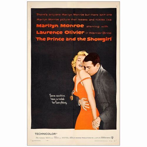 570: THE PRINCE AND THE SHOWGIRL - One-Sheet (27" x 41.75"); Very Fine on Linen