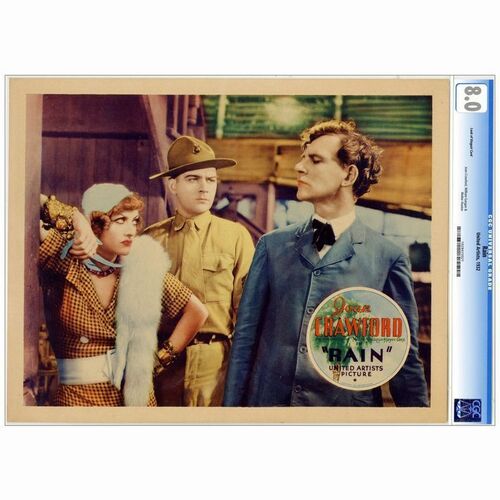 572: RAIN - CGC Graded Lobby Card (11" x 14"); Very Fine