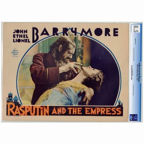 573: RASPUTIN AND THE EMPRESS - CGC Graded Lobby Card (11" x 14"); Very Fine+