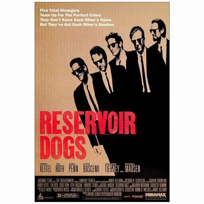 579: RESERVOIR DOGS - One-Sheet (27" x 40"); Very Fine+ Rolled