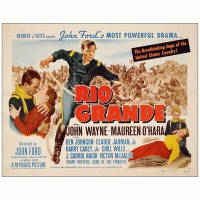 583: RIO GRANDE - Half Sheet (22" x 28"); Style A; Fine+ Rolled