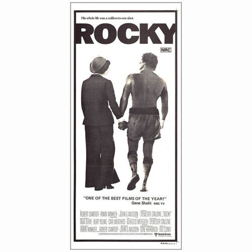587: ROCKY - Australian Daybill (13.5" x 29.5"); Very Fine Folded