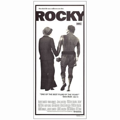 587: ROCKY - Australian Daybill (13.5" x 29.5"); Very Fine Folded