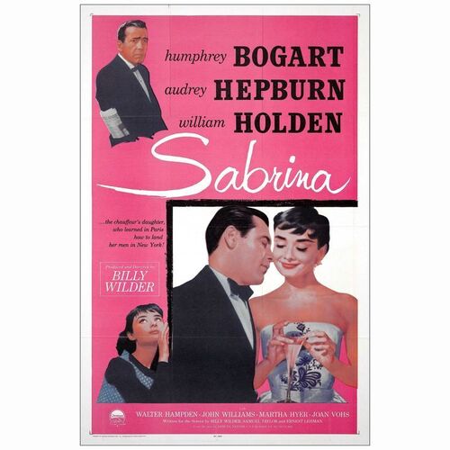593: SABRINA - One-Sheet (26.75" x 41"); Near Mint Folded
