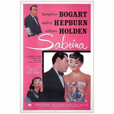 593: SABRINA - One-Sheet (26.75" x 41"); Near Mint Folded