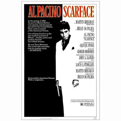 597: SCARFACE - One-Sheet (27" x 41"); Very Fine- Rolled