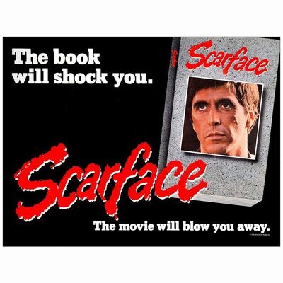 598: SCARFACE - Subway (59" x 44.5"); Near Mint Folded