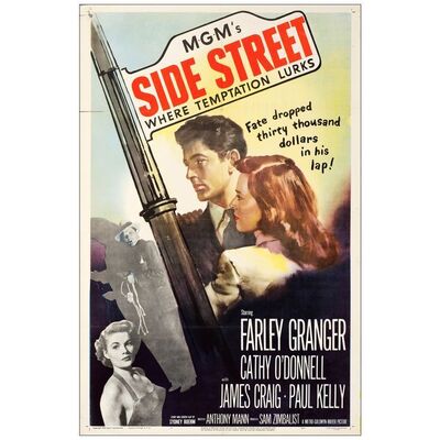 602: SIDE STREET - One-Sheet (27" x 41"); Very Fine- Folded