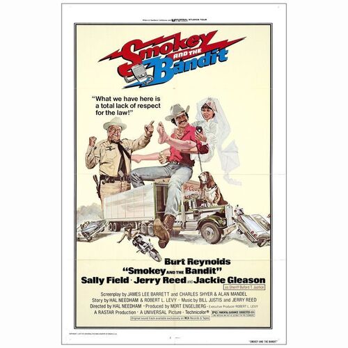 605: SMOKEY AND THE BANDIT - One-Sheet (27" x 41"); Very Fine- Folded