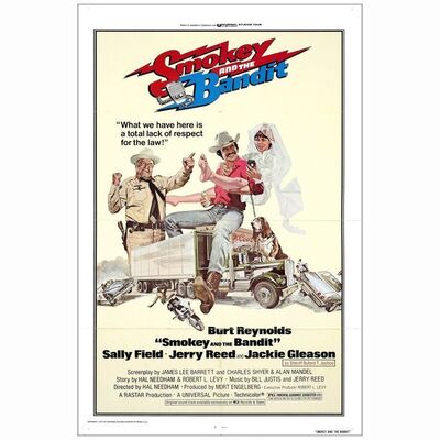 605: SMOKEY AND THE BANDIT - One-Sheet (27" x 41"); Very Fine- Folded