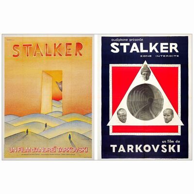 612: STALKER - French Grande (2) (47" x 63"); Style A & B; Very Fine+ Folded