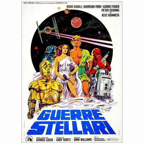 621: STAR WARS: A NEW HOPE - Italian 2-Fogli (39.25" x 55.25"); Very Fine- Folded